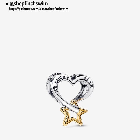 Pandora Lucky Star & Heart T-Bar Snake Chain Bracelet Set - Picture 4 of 4